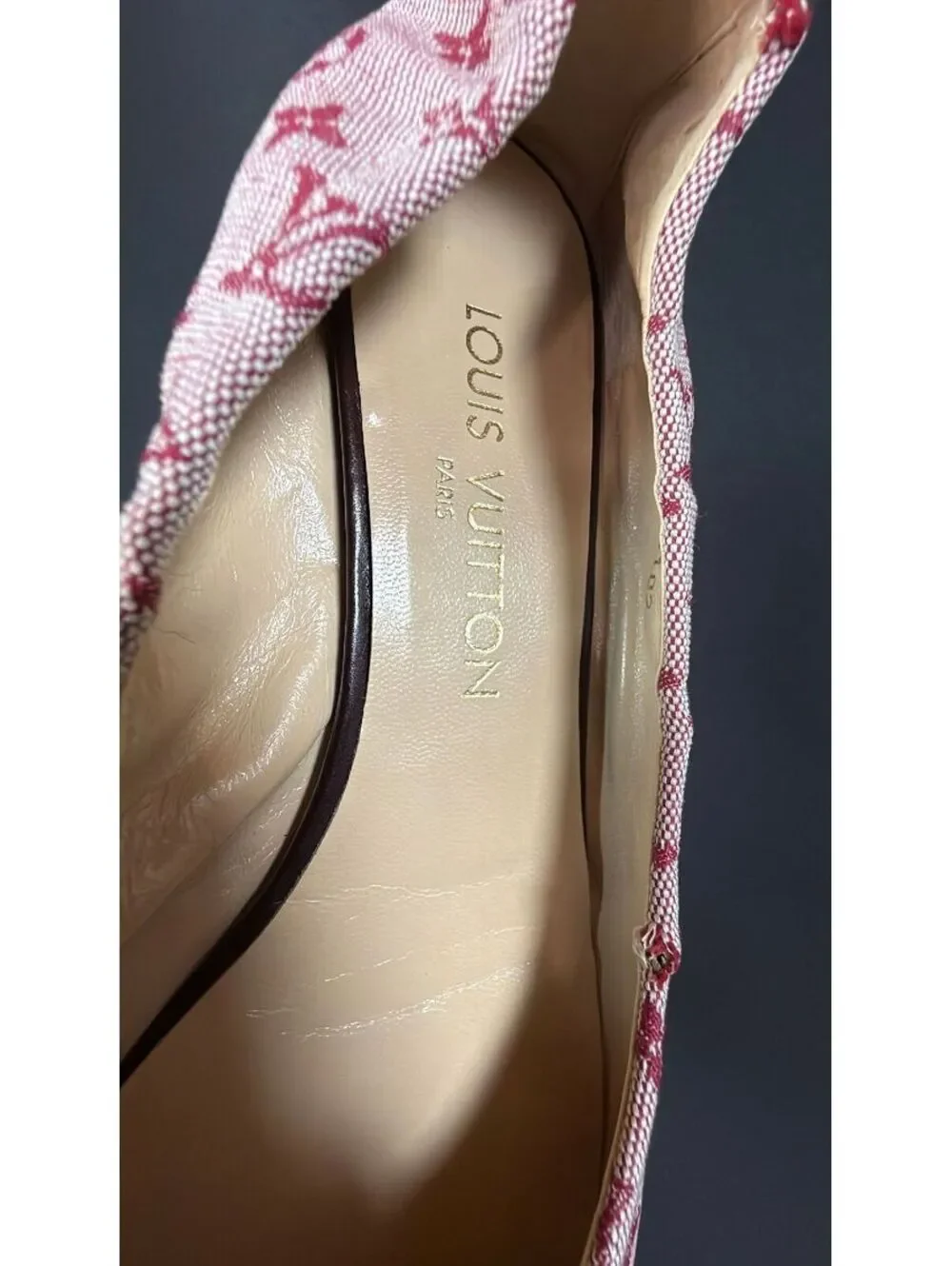 Louis Vuitton Pink Mini Lin Size 36